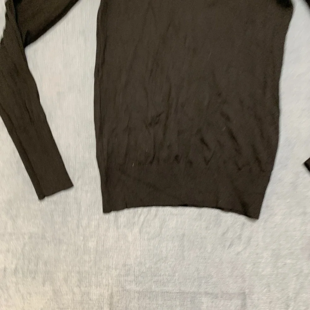 J.Crew Sweater Mens Small Black Turtle Neck Long Sleeve Casual Fit Ribbed Hem